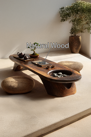 Handcrafted Wooden Live Edge Coffee Table For Living Roomdecor