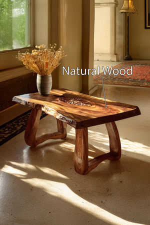 Farmhouse Handcrafted Live Edge Coffee Table For Furniture Decor