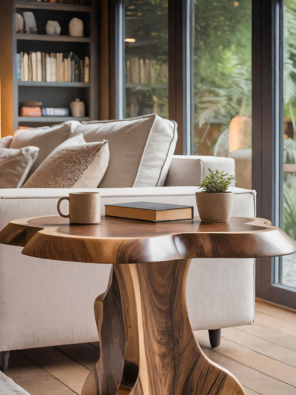 Modern Organic Coffee Table For Living Room Or Lounge