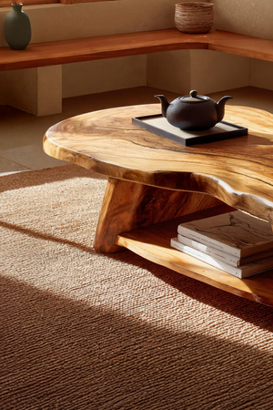 Modern Solid Wood Coffee Table For Living Roomdecor And Interior Design