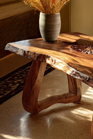 Farmhouse Handcrafted Live Edge Coffee Table For Furniture Decor