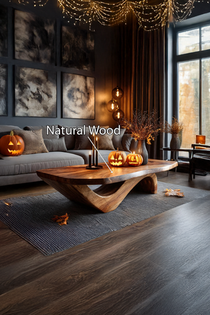 Mid Century Solid Wood Coffee Table Livingroom Decor Trick Or Treat