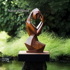 Mid Century Abstract Sculpture For Outdoor Modern Look