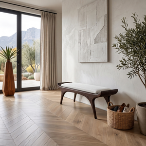 Contemporary Statement Bench For Entryway Or Home Interior