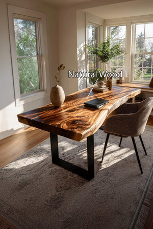 Handcrafted Solid Wood Tabletop For Furniture Decor