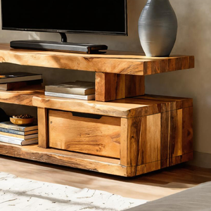Modern Console Storage Stand For Living Room