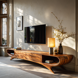 Minimalist TV Cabinet With Hidden Drawers For Living Room