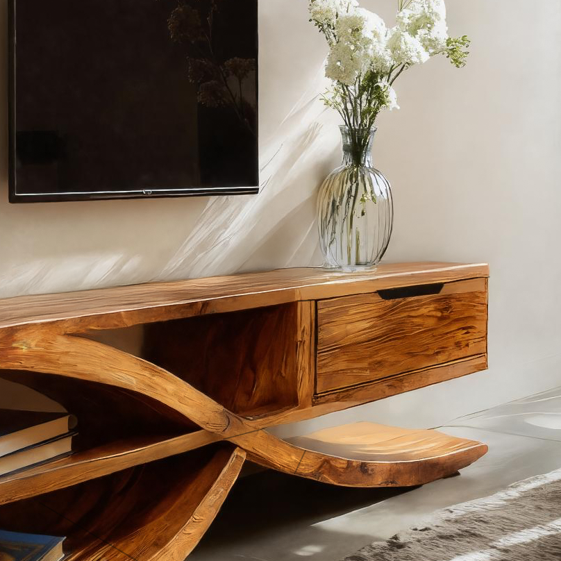 Elegant TV Console For Living Room
