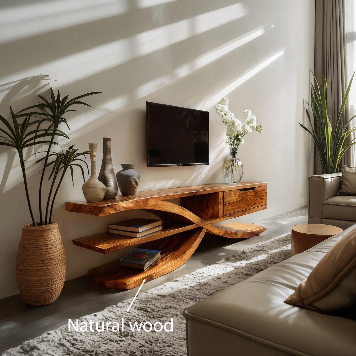Elegant TV Console For Living Room