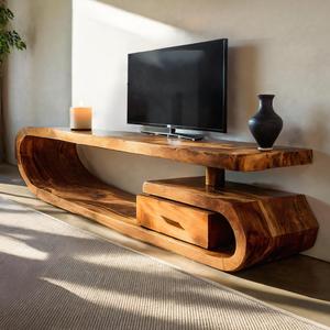 Handcrafted TV Cabinet For Living Room Media Use
