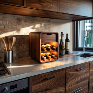 Minimalist Wine Cabinet For Small Kitchen Spaces