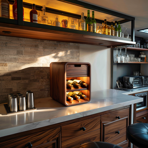 Minimalist Wine Cabinet For Small Kitchen Spaces