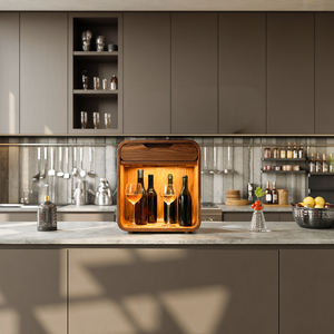 Modern Wine Cabinet With Drawer For Kitchen Or Dining Room