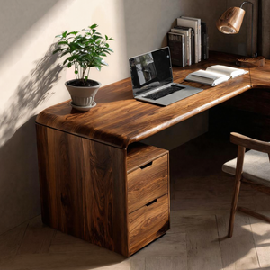 Organic L Shaped Desk For Home Office Or Workspace