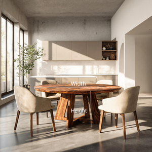 Statement Round Dining Table For Modern Kitchen And Dining