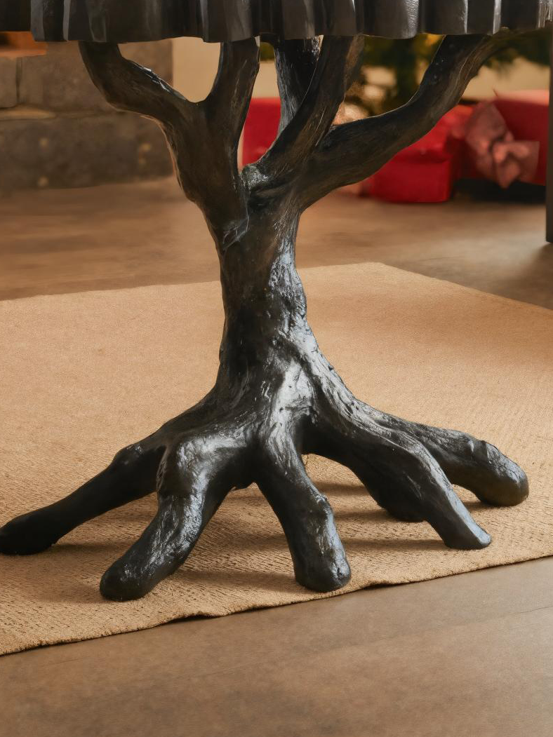 Rustic Tree Root Side Table For Holiday Home Decor