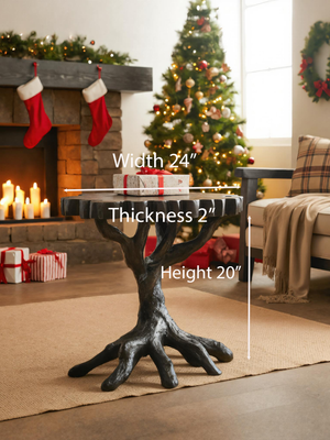 Rustic Tree Root Side Table For Holiday Home Decor