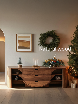 Christmas Modern Sideboard With Drawers For Living Room Or Dining