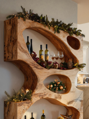 Christmas Handmade Sculptural Display Stand For Dining Room