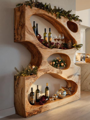 Christmas Handmade Sculptural Display Stand For Dining Room