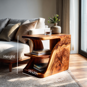 Handmade Wooden Side Table For Home Interior