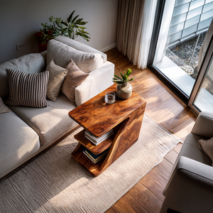 Handmade Wooden Side Table For Home Interior