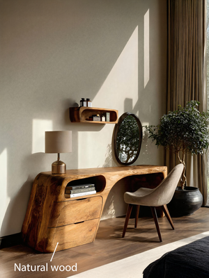 Modern Vanity Table With Storage Drawers For Bedroom