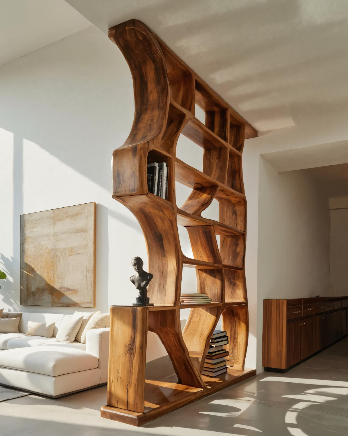 Modern Organic Room Divider For Living Room