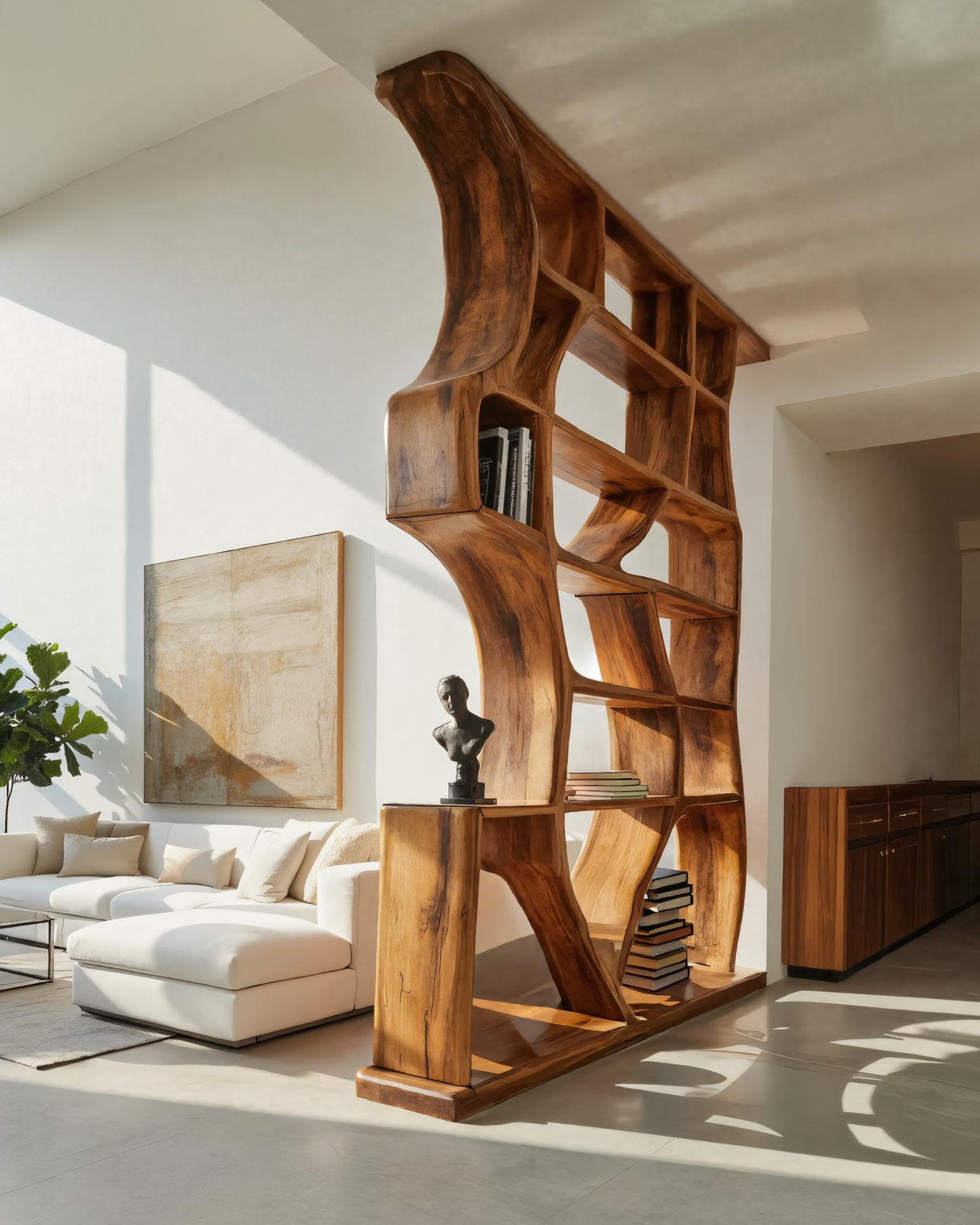 Modern Organic Room Divider For Living Room