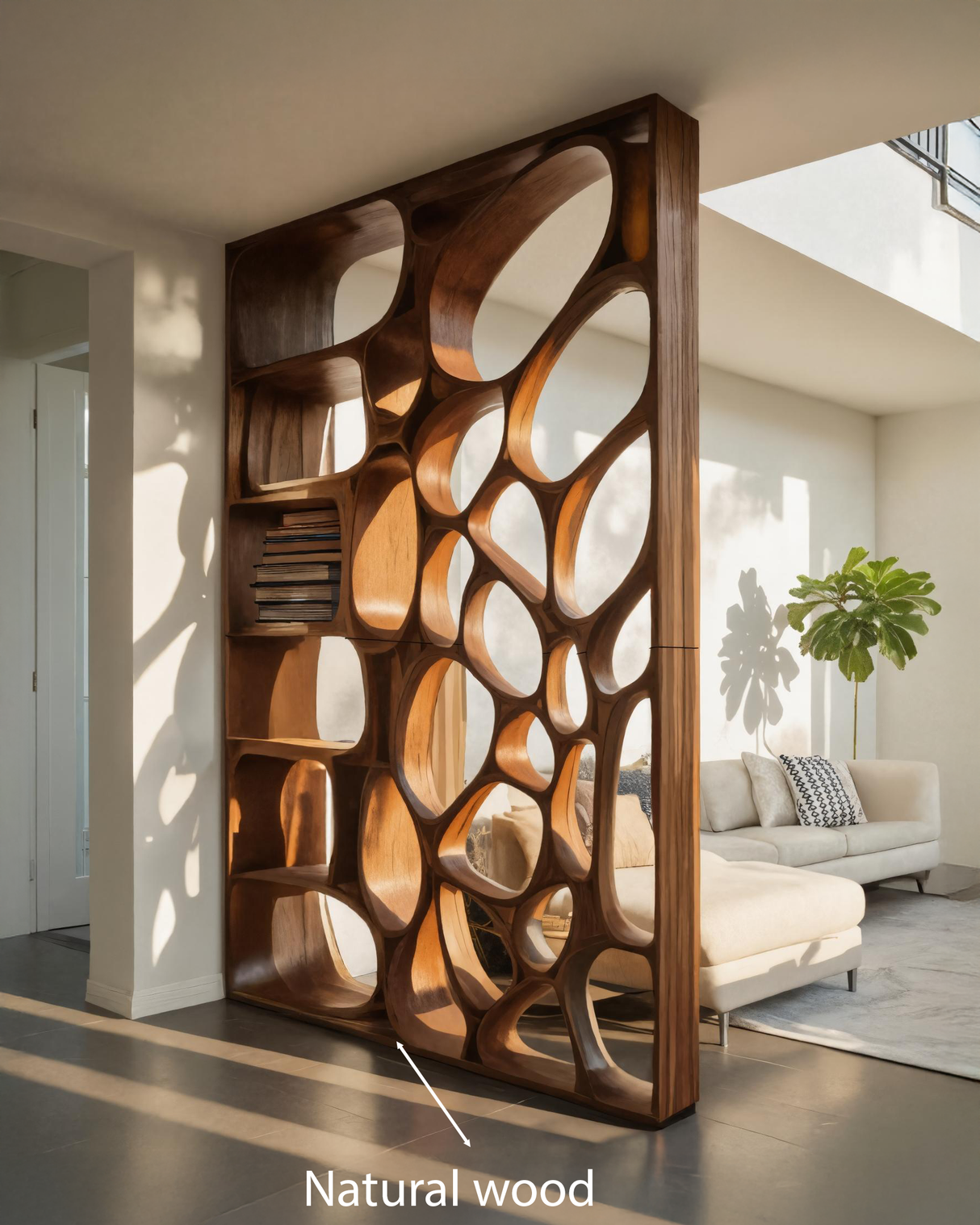 Modern Openwork Divider For Living Room Or Office