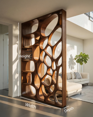 Modern Openwork Divider For Living Room Or Office