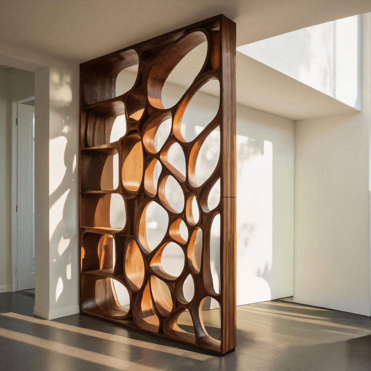 Modern Openwork Divider For Living Room Or Office