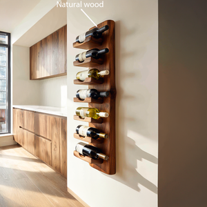 Vertical Wine Rack Wall Mounted For Dining Or Home Bar