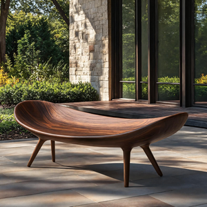 Sculptural Outdoor Bench For Garden Or Relaxed Spaces
