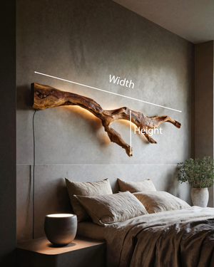 Modern Organic Wall Light Branch For Bedroom