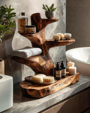 Modern Organic Bathroom Shelf For Bathroom