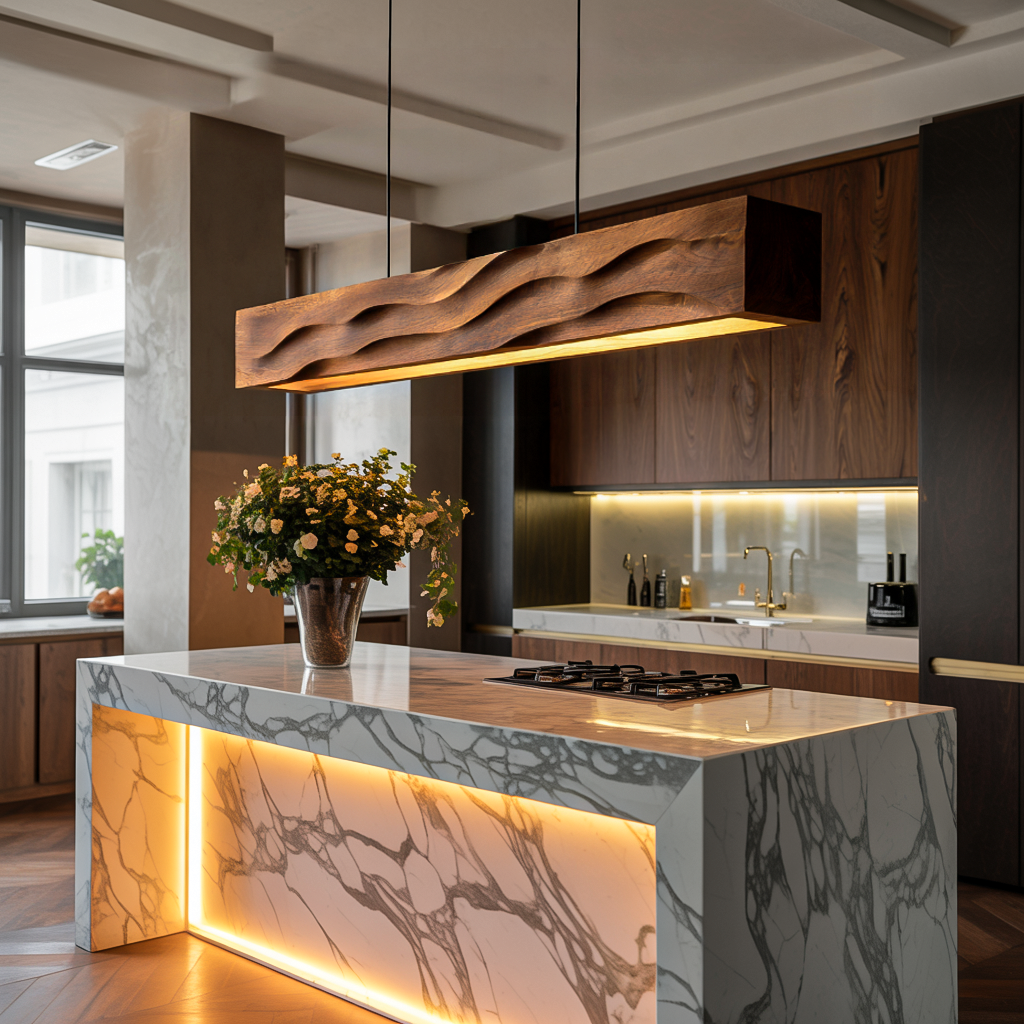 Elegant Dining Light Combining Modern Design For Kitchen
