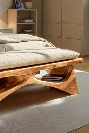 Handcrafted Solid Wood Bench For End-of-Bed Styling