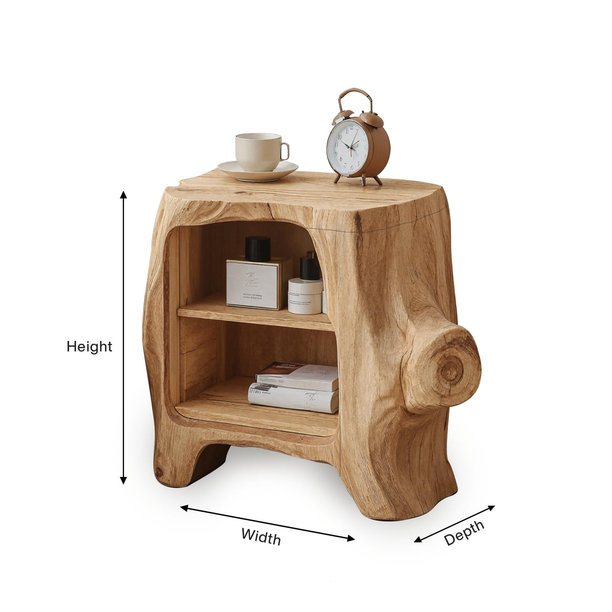Handcrafted Wooden Nightstand For Unique Bedroom Appeal
