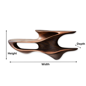 Handcrafted Live Edge Wall Mount Shelf For Living Room