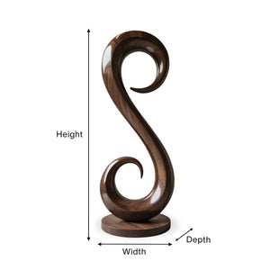Handcrafted Organic Contemporary Landscape Sculpture For Home Decor