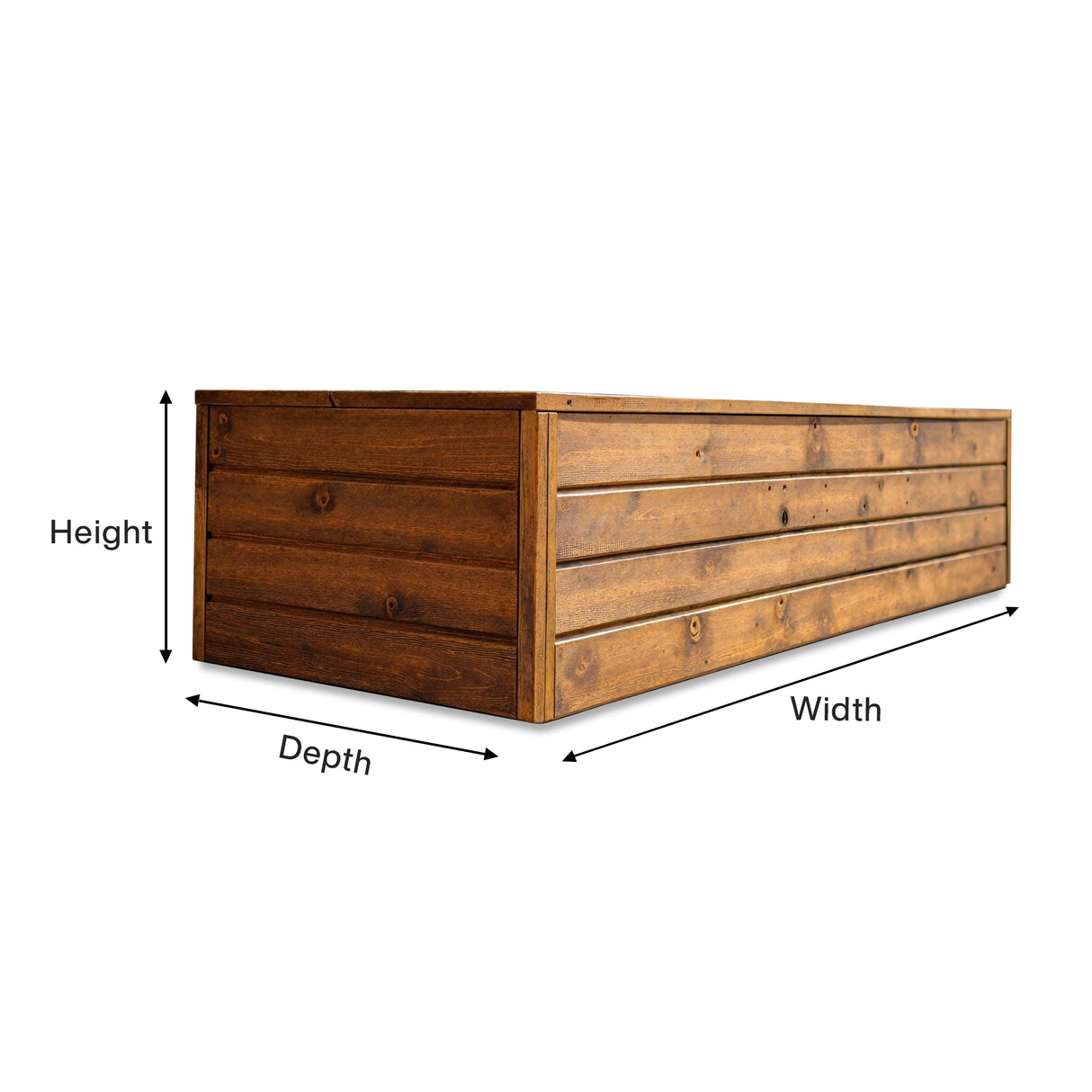 Stylish Solid Wood Planter Box For Garden Use