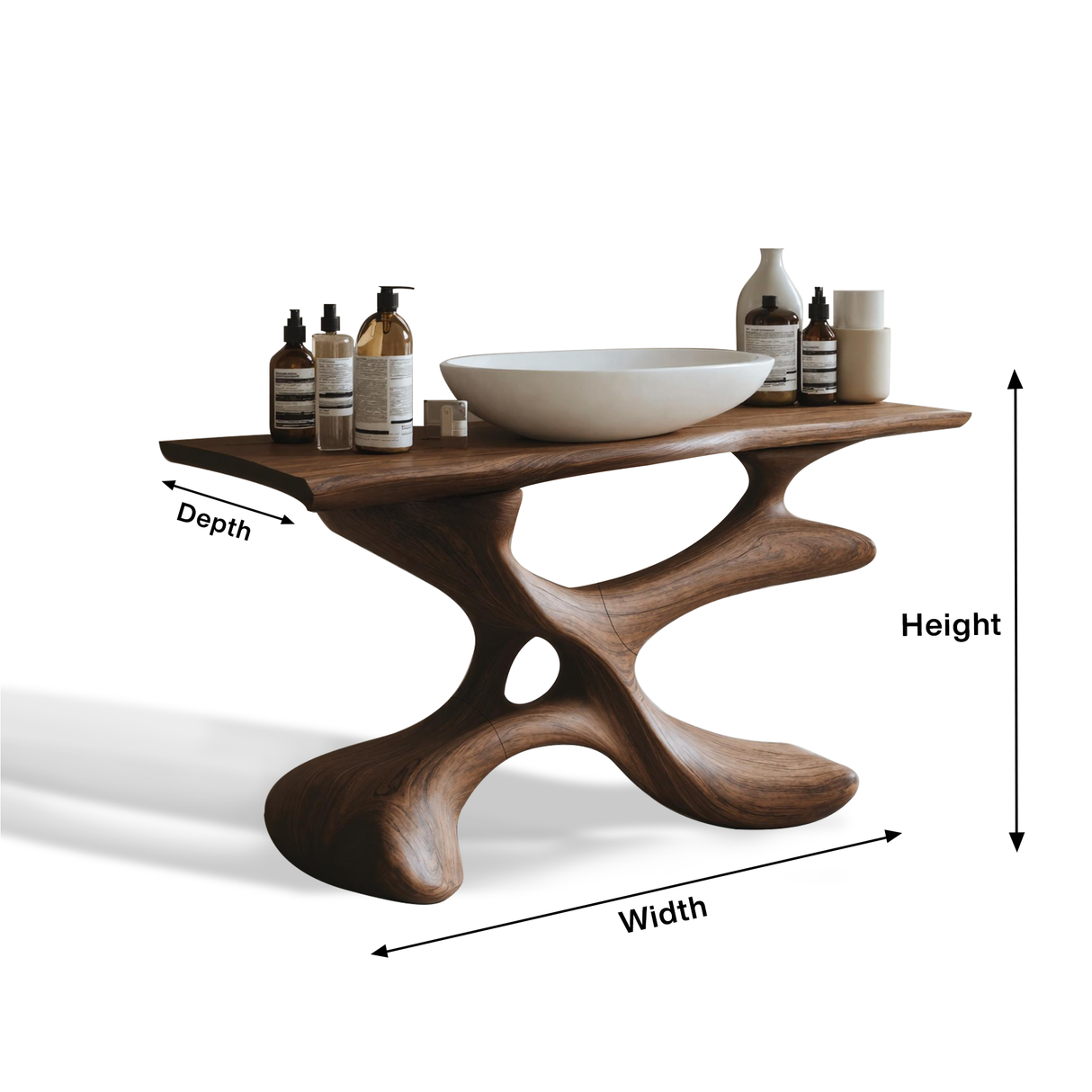 Handcrafted Bathroom Vanity For Furniture Decor Style