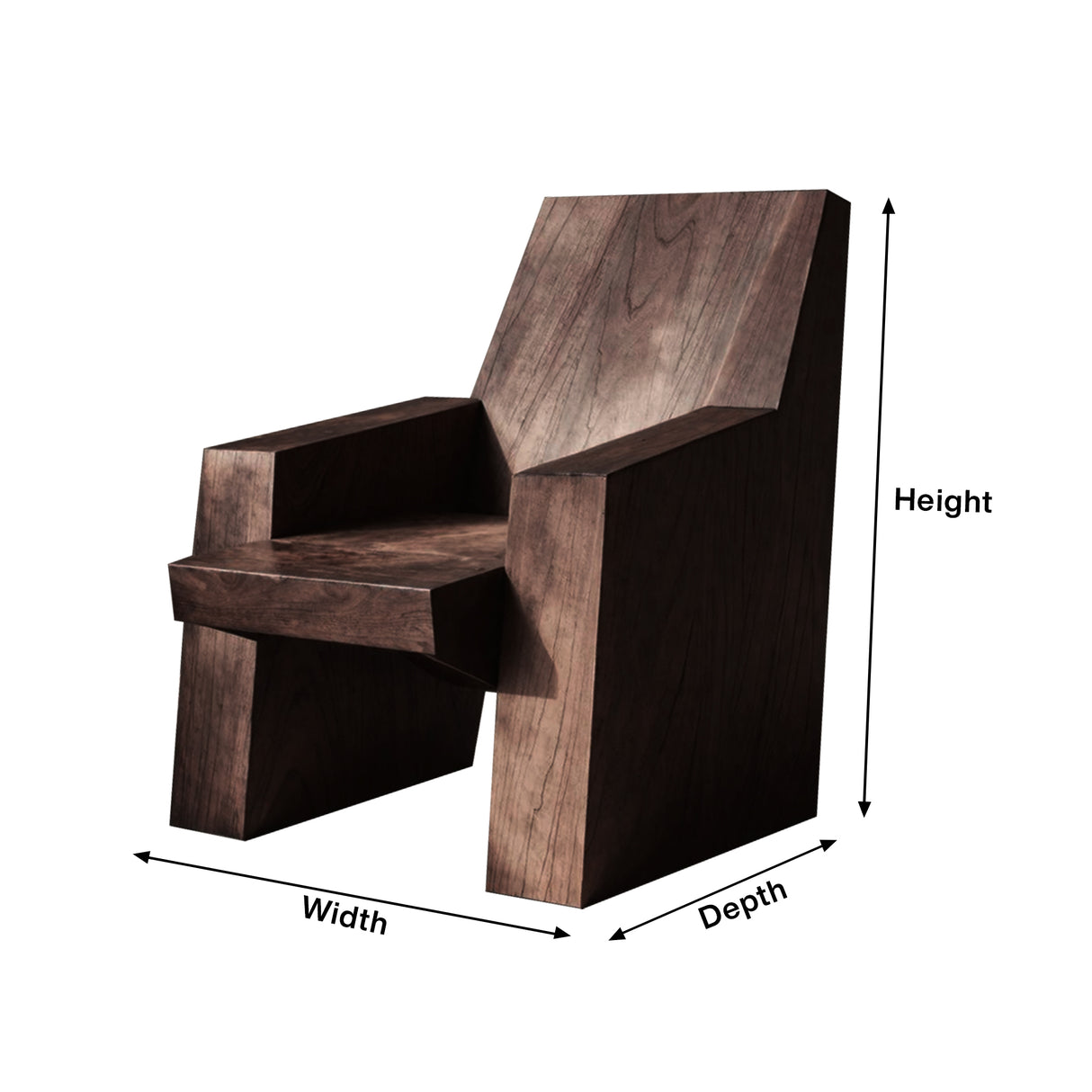 Rustic Accent Chair For Living Room Interior Look