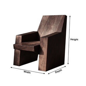 Rustic Accent Chair For Living Room Interior Look