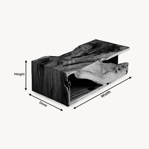 Modern Organic Live Edge Coffee Table For Living Room