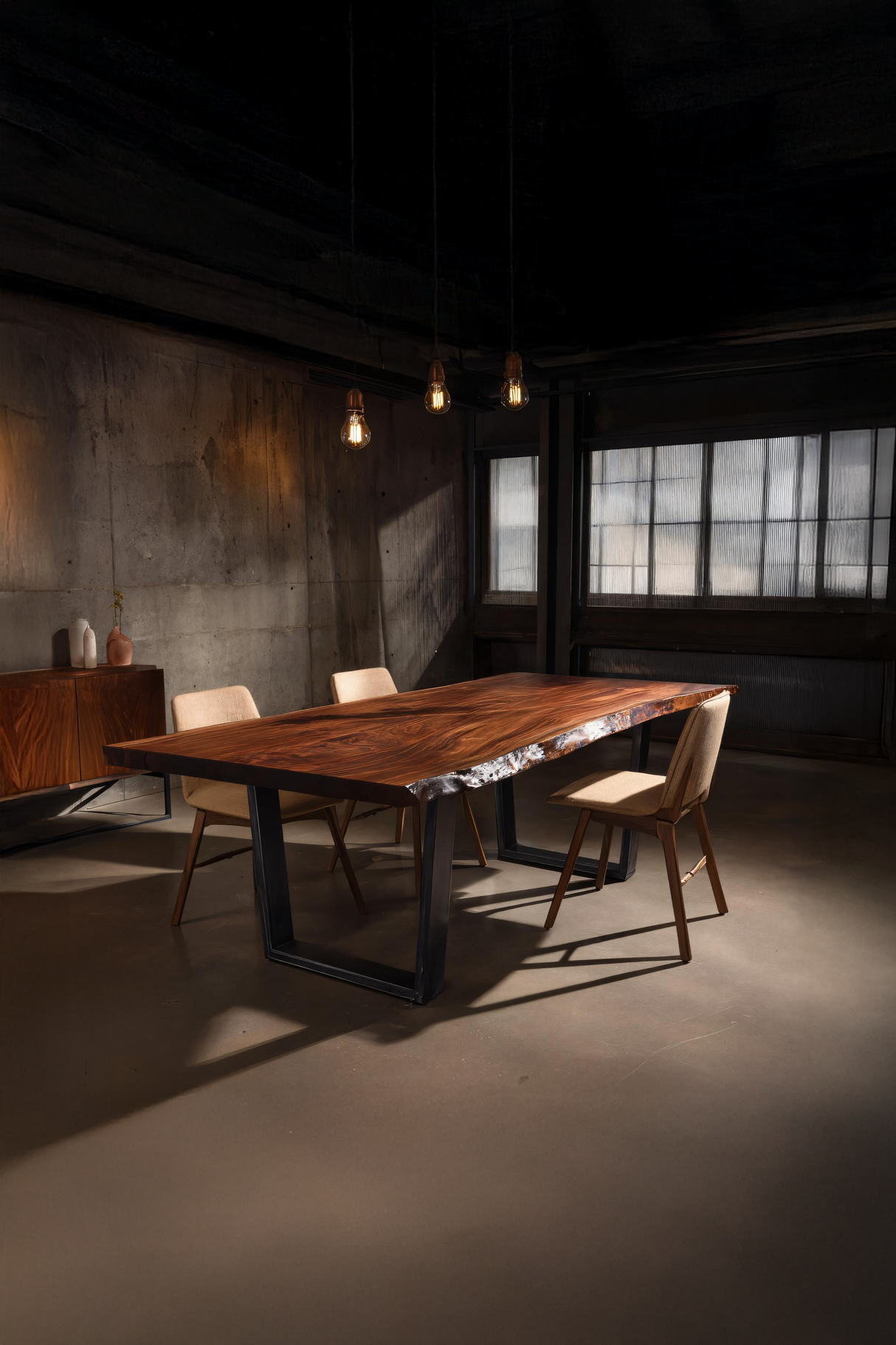 Dining Room Farmhouse Solid Wood Dining Table Warm Grain