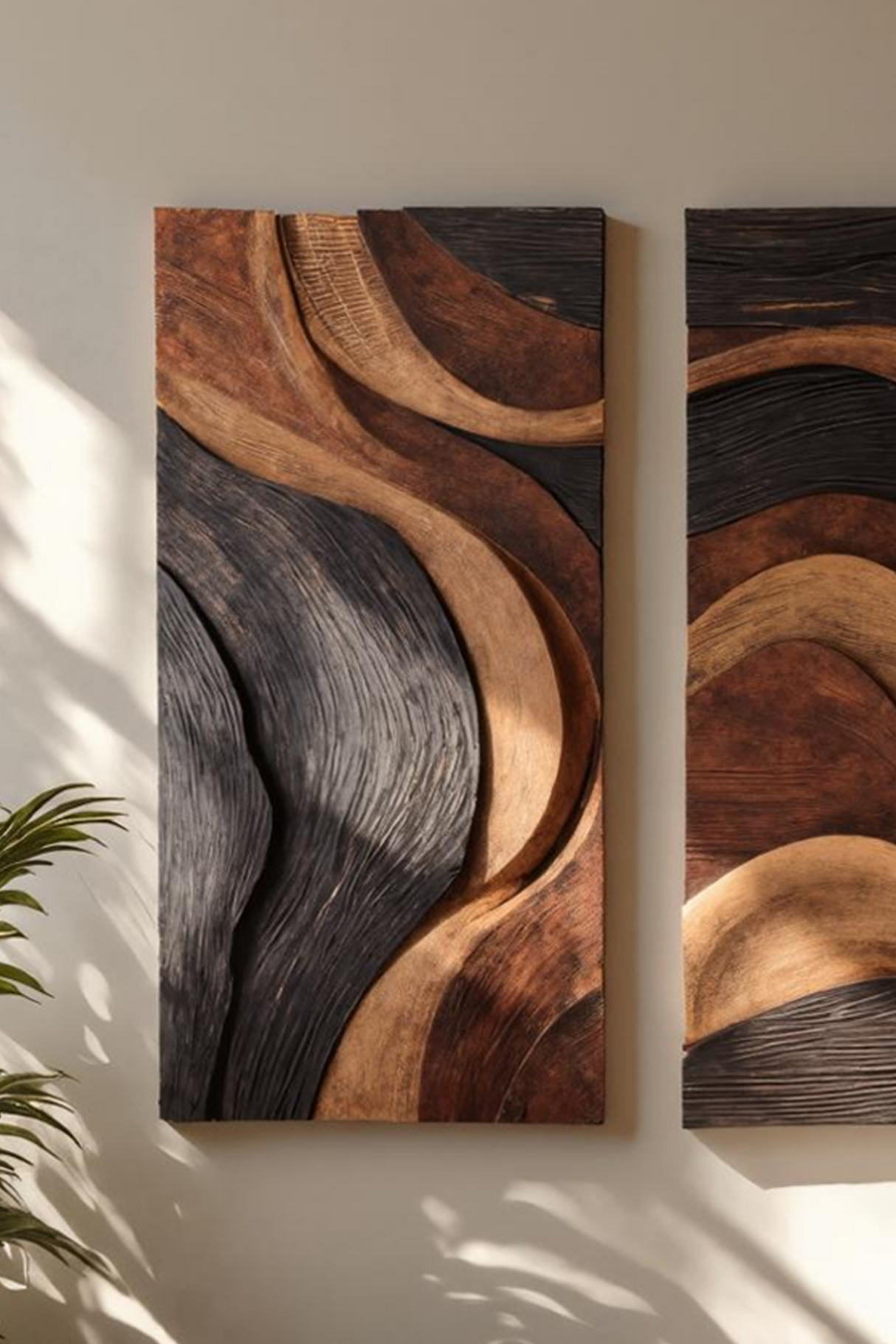 Mid Century Wall Art Sculpture For Entryway And Home