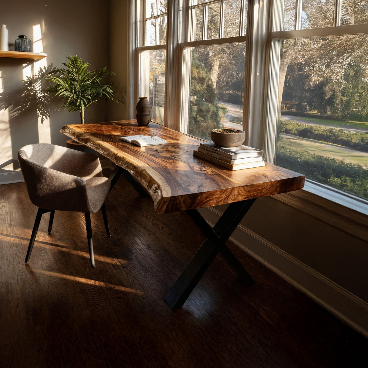 Modern Solid Wood Tabletop For Living Room Design