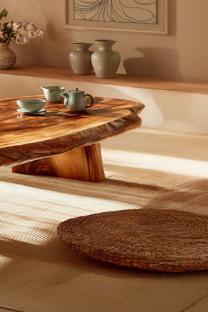 Handcrafted Live Edge Low Table For Living Room Furniture Decor